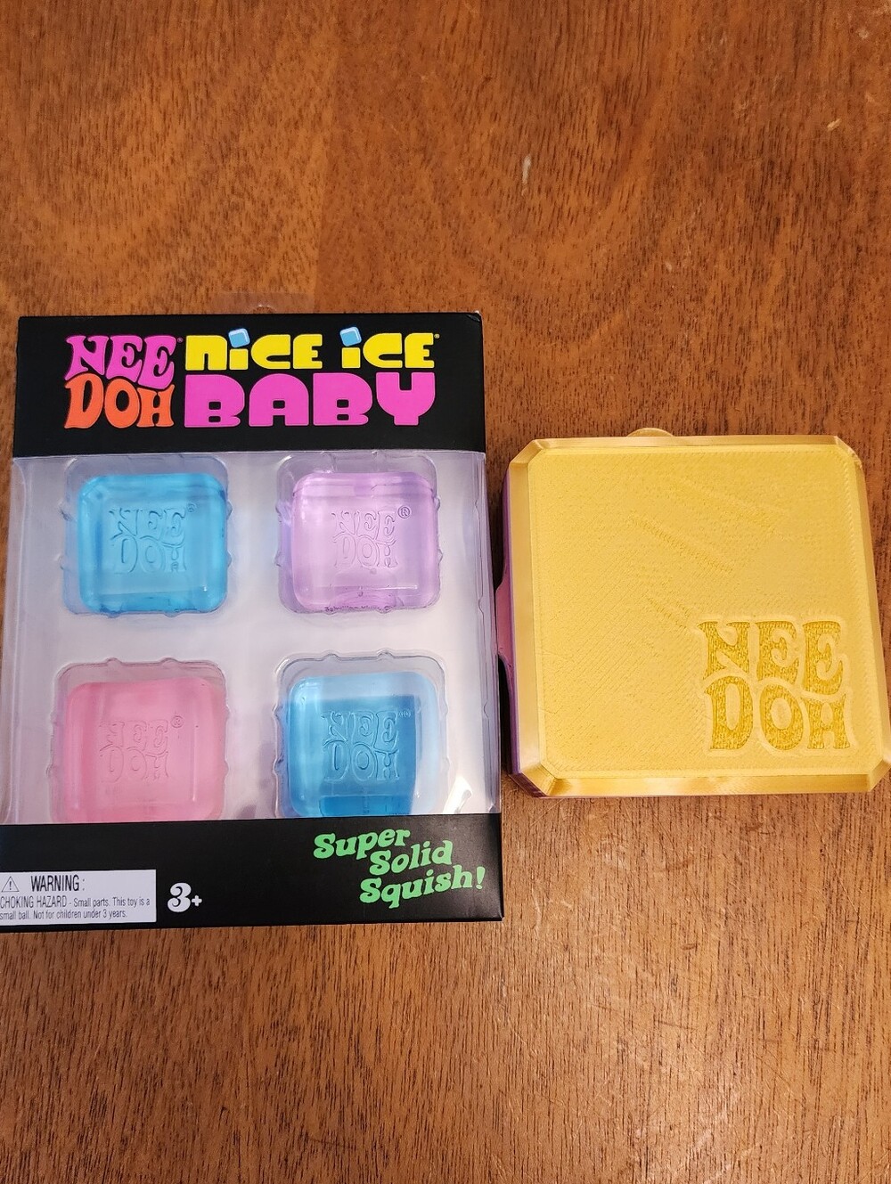 Needoh Nice Ice Baby 4 Pk With Case For Storing Them.  Brand New!!
